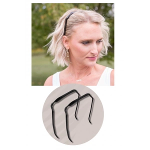 Siyah Renk Gözlük Efekti Veren Taç