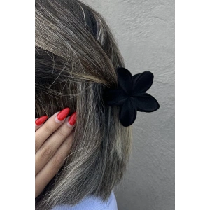 Siyah Renk Kadife Lotus Mandal Toka