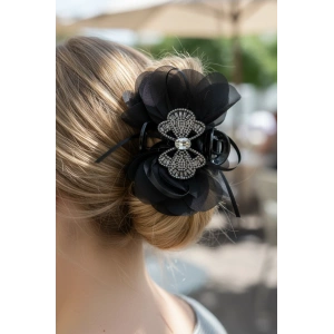 Siyah Renk Kelebek Figürlü Mandal Toka