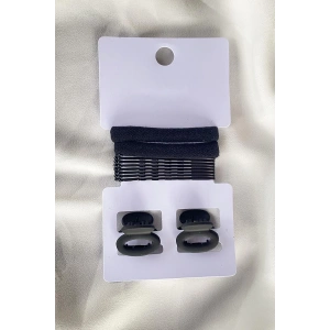 Siyah Renk Lastik Mandal Toka Set