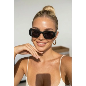 Siyah Renk Mat Kadın Güneş Gözlük