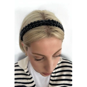 Siyah Renk Taş Detaylı Taç