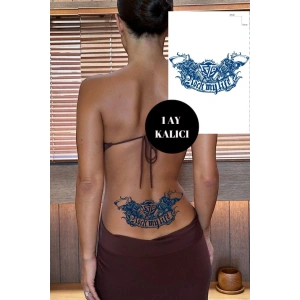 Tabanca Figürlü 12 Saat Sonra Kararan Geçici Dövme Tattoo