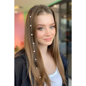 Taş Detaylı Çıtçıtlı Saç Aksesuarı