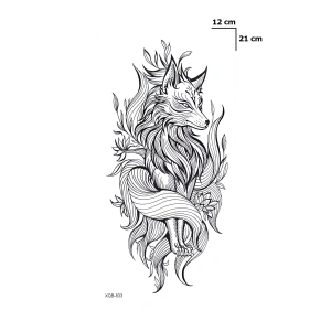 Tilki Geçici Dövme Tattoo