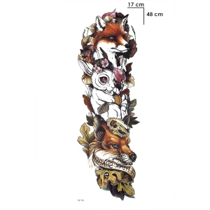 Tilki Kol Geçici Dövme Tattoo