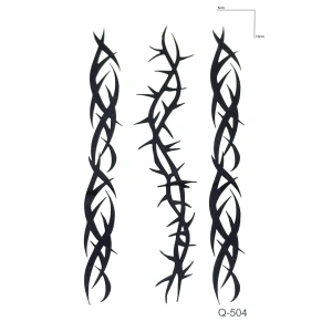 Tribal Dikenli Tel Geçici Dövme Tattoo