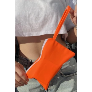 Turuncu Renk Kadın Cüzdan/El Çantası (Küçük Boy)