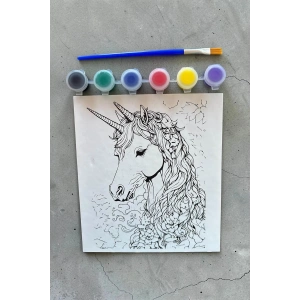 Unicorn Desenli Boyama Seti