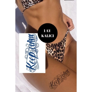 Yazı Detaylı 12 Saat Sonra Kararan Geçici Dövme Tattoo