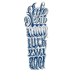 Yazı Detaylı 12 Saat Sonra Kararan Geçici Kol Dövme Tattoo