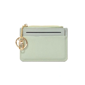 Yeşil Renk Deri Kadın Cüzdan/Kartlık