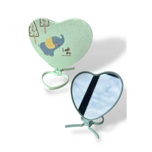 Yeşil Renk Fil Figürlü Masa Aynası