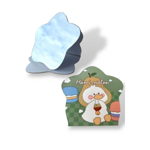 Yeşil Renk Karışık Figürlü Masa Aynası