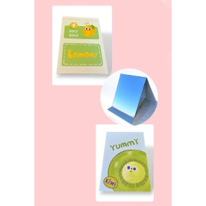 Yeşil Renk Kivi Figürlü Masa Aynası