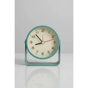 Yeşil Renk Mini Dekoratif Alarmlı Yuvarlak Masa Saati