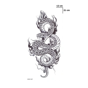 Yılan Geçici Dövme Tattoo