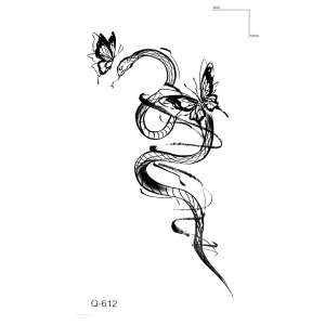 Yılan Mini Geçici Dövme Tattoo