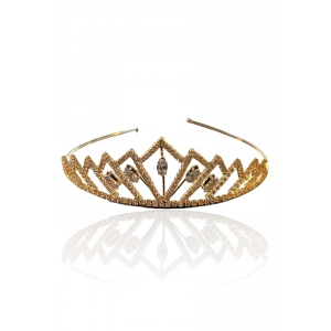 Zirkon Taşlı Gelin/Kına/Nişan/Söz Tasarım Taç