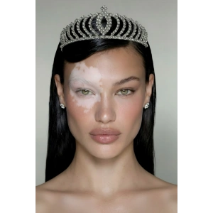 Zirkon Taşlı Gelin/Kına/Nişan/Söz Tasarım Taç