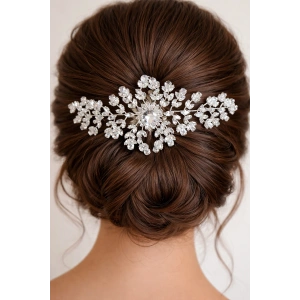 Zirkon Taşlı Gelin/Kına/Nişan/Söz Tasarım Taç