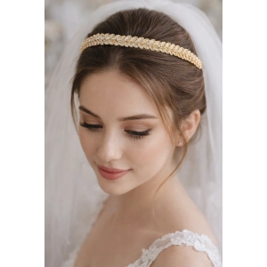 Zirkon Taşlı Gelin/Kına/Nişan/Söz Tasarım Taç