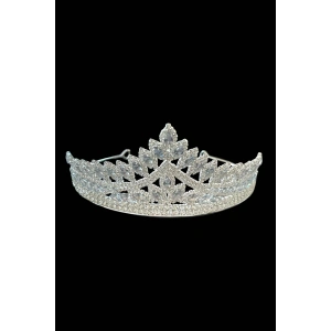 Zirkon Taşlı Gelin/Kına/Nişan/Söz Tasarım Taç
