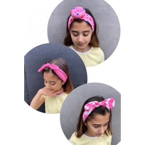3lü Pembe Renk Saç Bandı (Set)