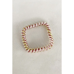 Beyaz Renk Helezon Lastik Toka