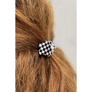 Dama Desenli Küçük Boy Mandal Toka