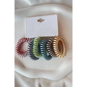 Karışık Renk 6lı Helezon Toka