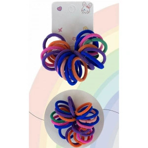 Karışık Renk Lastik Toka Set (Küçük Boy)