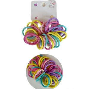 Karışık Renk Lastik Toka Set (Küçük Boy)