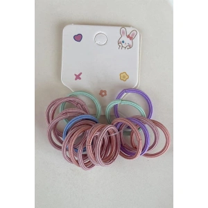 Karışık Renk Lastik Toka Set (Küçük Boy)