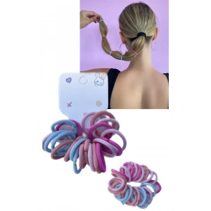 Karışık Renk Lastik Toka Set (Küçük Boy)