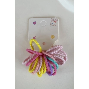 Karışık Renk Lastik Toka Set (Küçük Boy)