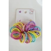 Karışık Renk Lastik Toka Set (Küçük Boy)
