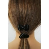 Siyah Saçlı Pens ve Lastik Toka Seti