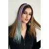 Yan Çıt Çıt Postiş / 2 Renk Ombre / 50 Cm