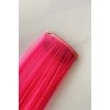 Yan Çıt Çıt Postiş / Neon Pembe Renk / 50 Cm