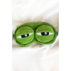 Yeşil Renk Kurbağa Figürlü Uyku Bandı
