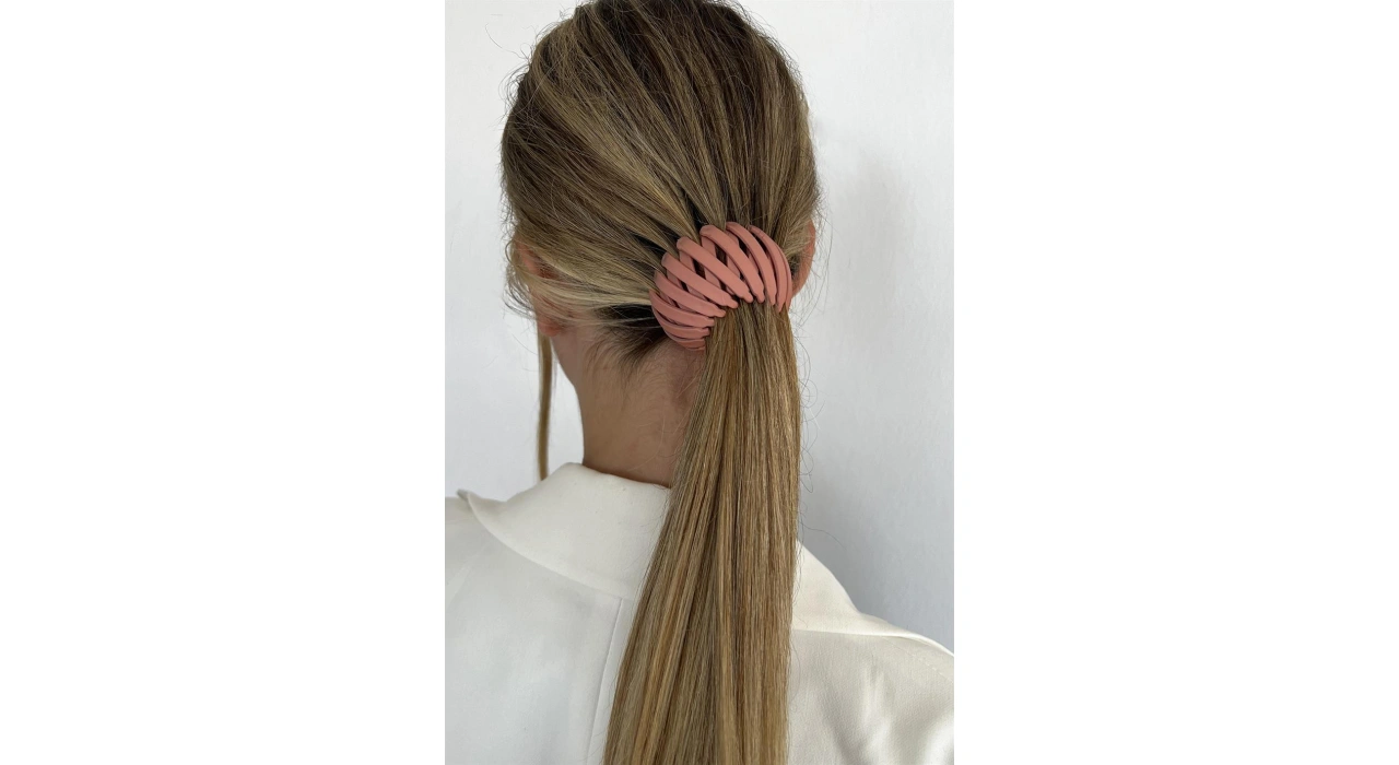 Pembe Renk Mat Saç Aparatı