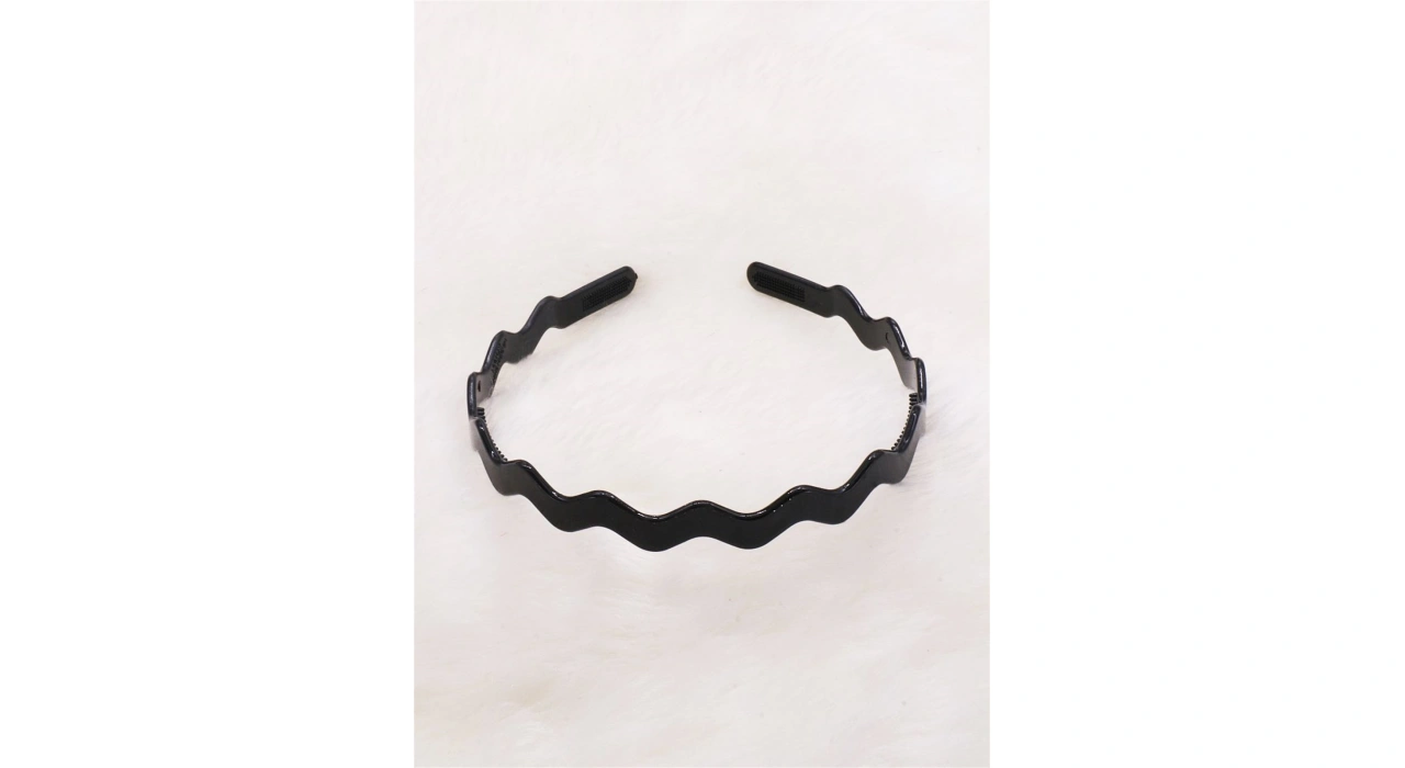 Siyah Kıvrımlı Taç