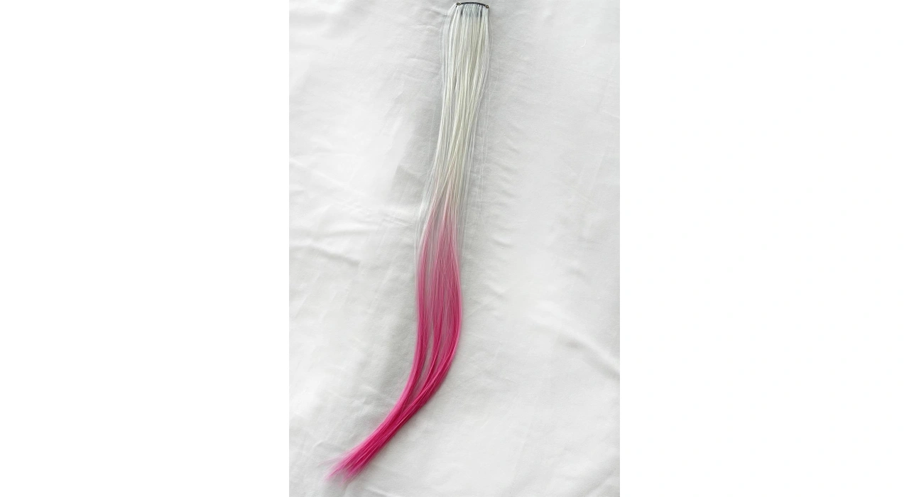 Yan Çıt Çıt Postiş / 2 Renk Ombre / 50 Cm