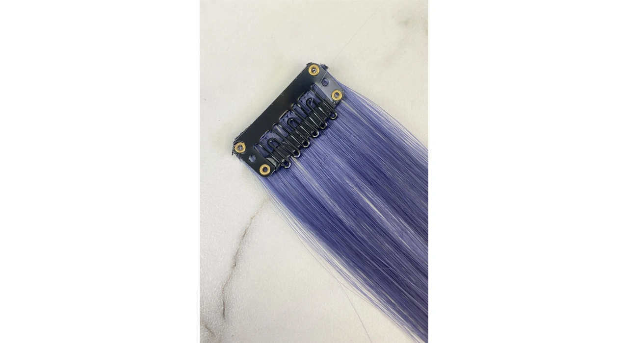 Yan Çıt Çıt Postiş / 2 Renk Ombre / 50 Cm