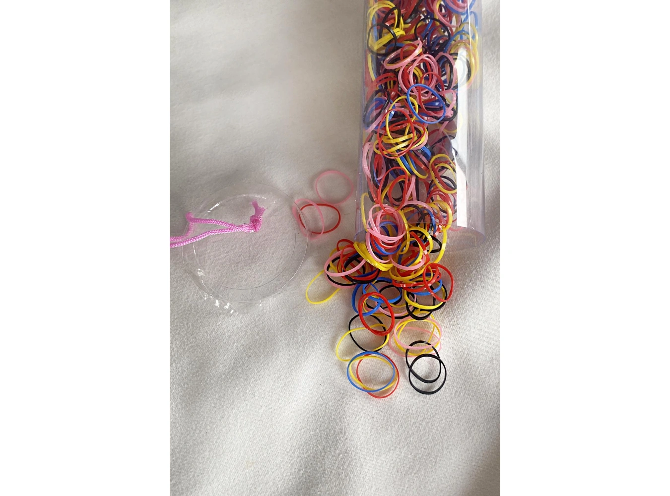 12li Karışık Renk Kutu Perma Lastik Toka Set