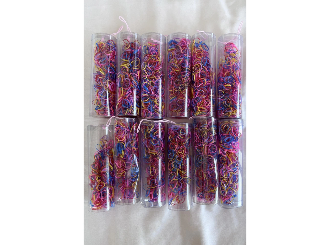 12li Karışık Renk Perma Lastik Toka Set