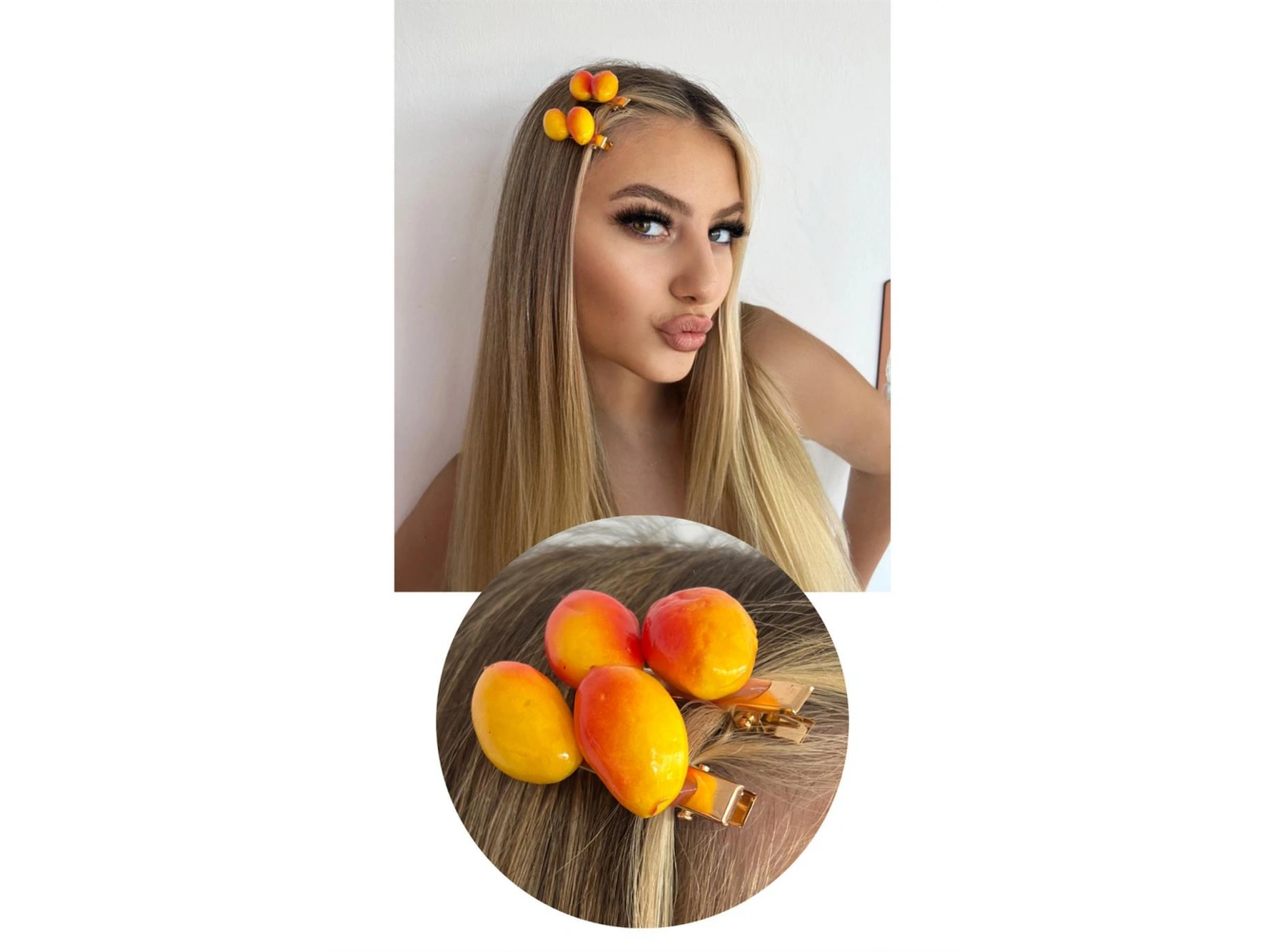 2li Meyve Figürlü Yan Toka