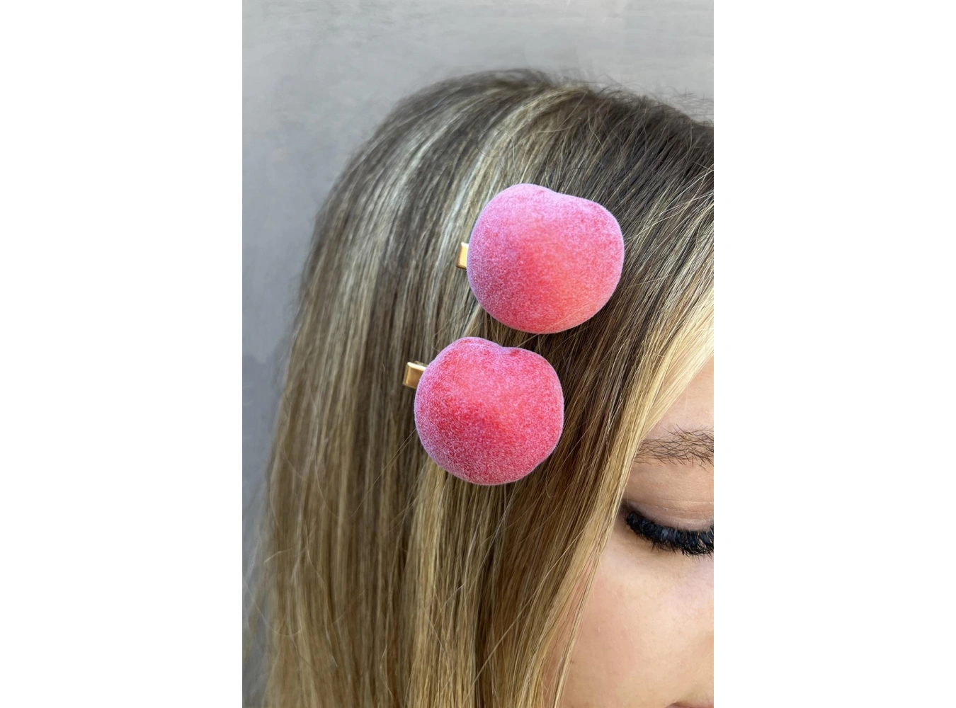 2li Şeftali Figürlü Yan Toka