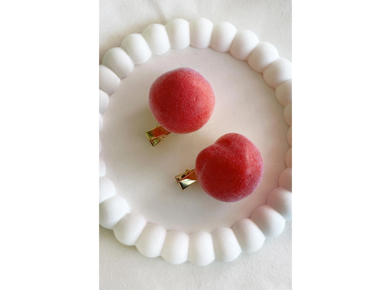 2li Şeftali Figürlü Yan Toka